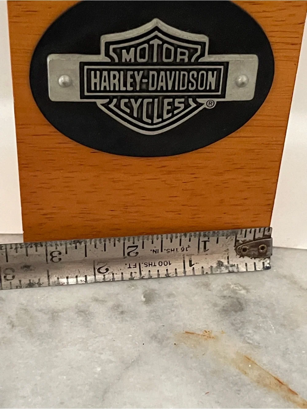Harley-Davidson Black & Brown Logo Display Box with Collectible Pins
